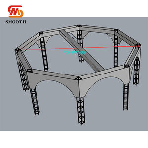 Suave calidad superior exquisito chuppah blanco Metal dosel arco banquete pabellón soporte Mandap telón de fondo boda evento Decoración - Product Image 2