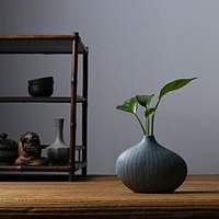 Vase en céramique antique de style Wabi-Sabi 100% fait à la main, forme irrégulière, émail flamboyant, herbe de la pampa moderne, porcelaine, mariage LIVEFUN