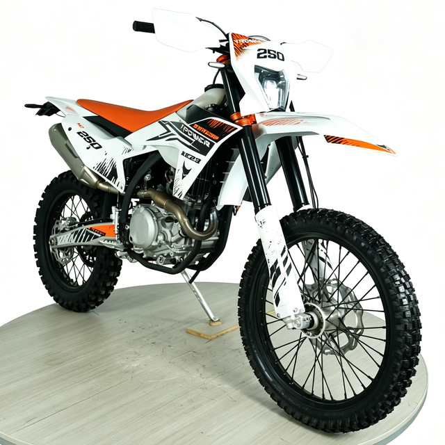 Powerful 250cc Longding China Made Off-Road Motorcycle for Forest Trails with Upgraded Air Filter and High Strength Foot Pegs