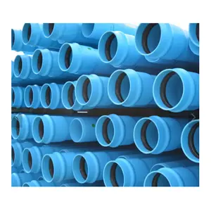 Factory Sale PVC-UH sewage drainage pipe with rubber gaskets