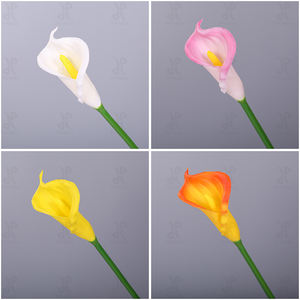 Vente en gros Promesse Réaliste Artificielle Calla Lily Bulk <span class=keywords><strong>Arum</strong></span> Lily Tropical Lily <span class=keywords><strong>D</strong></span>écoration Fleur pour Noël et la Fête des Mères - Product Image 3