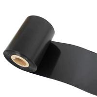 Produk Terlaris Pita Transfer Termal Resin Lilin Warna Hitam Ukuran Dapat Disesuaikan 110mm X 300m