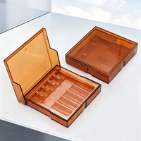Boîte de rangement portable d'urgence pour médicaments, pilules et liquides, transparente/couleur personnalisée, en plastique, personnalisable, haute qualité, pour pharmacie