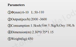 Động cơ dẫn thủy tinh nhỏ giọt sản xuất chỉ khuỷu tay hoặc các loại tròn cho máy chế biến thủy tinh - Product Image 3