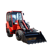 Heißer Verkauf Hoflader Diesel Radlader 4x4 Mini-Lader Knickgelenkter Radlader