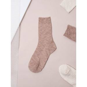 Calzini a compressione a collo lungo Beige da donna traspiranti trasparenti nuovo Design personalizzato Logo Print One tutto monouso per l'estate - Product Image 1