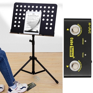 <span class=keywords><strong>Turner</strong></span> de cubo inalámbrico, Pedal giratorio de página, recargable, para partituras de música, compatible con conexión Looper - Product Image 5