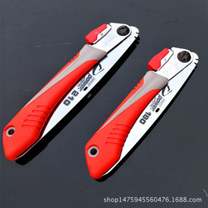 เดกอนเลื่อยพับ 180 มม. เครื่องมือตัดแต่งกิ่งสำหรับบอนไซและต้นไม้ผลไม้ สีแดงเงิน - Product Image 5