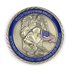 Souvenir in metallo Vecchio Britannico Indiano Militare Souvenir Moneta Per Marine Corps - Product Image 1
