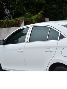 Decoración de adornos de ventana de coche de acero inoxidable para <span class=keywords><strong>Toyota</strong></span> VIOS <span class=keywords><strong>Yaris</strong></span> <span class=keywords><strong>2013</strong></span> 2014 2015 2016 2017 2018 2019 accesorios Kit de estilo automático - Product Image 2