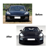 Kits de carrosserie avant Tegarry 970 Upgrade Old to New 971.1 2020 Turbo Style 1:1 pour Porsche Panamera 970 2011-2017 JHBSJ042