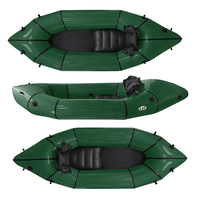 Lightweight230cm 840d TPU gonflable eau blanche rivière PackRaft kayak en eau vive canoë avec bateau en matériau TPU ultraléger