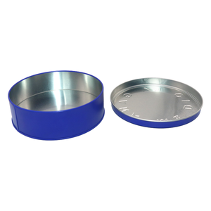 Nhà Máy biểu tượng tùy chỉnh rỗng vòng kim loại kẹo Cookie sô cô la <span class=keywords><strong>tin</strong></span> có thể cho thực phẩm lưu trữ Quà Tặng Bao bì hộp thiếc - Product Image 1