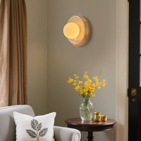 Applique Murale en Marbre de Jade Blanc Naturel, Luminaire de Luxe pour Restaurant et Hôtel, Lampe Murale LED Moderne pour Chambre, Salon, Couloir