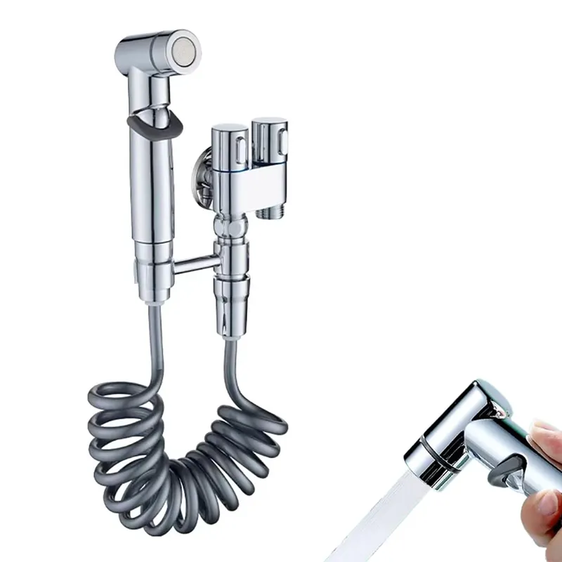 Corps de valve en laiton eau chaude salle de bain pistolet de pulvérisation Shataf WC ABS douche musulmane à main Shattaf Bidet robinet pulvérisateur pour toilette