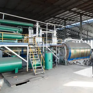 Pneu reciclando a máquina de pneu de reciclagem da planta pyrolysis para fazer óleo