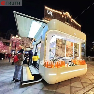 咖啡车快餐车推车全设备卡车移动披萨食品卡车拖车街道食品烹饪拖车 - Product Image 2
