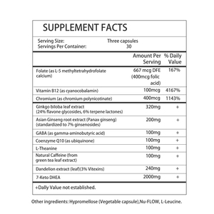Cápsulas Adelgazantes OEM ODM, Energía, Concentración, Metabolismo de Grasas, Apoyo al Rendimiento Cognitivo, Pérdida de Grasa, Rendimiento Físico, Antioxidante - Product Image 2