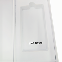 Boîte d'emballage en carton personnalisée, minimaliste et luxueuse, avec logo imprimé, pour produits électroniques, avec insert en mousse EVA
