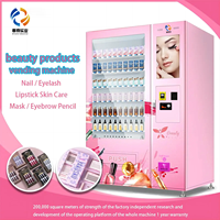 Distributeur automatique de produits de beauté en libre-service pour perruques, nail art, cils et cosmétiques - Élégant pour centre commercial, station de métro