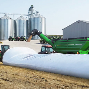Bolsa de Silo Negra y Blanca, Bolsa de Almacenamiento de Silo de Plástico de Alta Resistencia a los Rayos UV para Alimento de Animales de Granja - Product Image 1