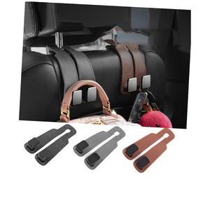 Nuevo Soporte Organizador Colgador de Cuero para Asiento Trasero de Coche 2026 para Bolsos, Carteras y Abrigos - Product Image 1