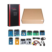 Iprog Pro Completo con 11 Adaptadores, Cartón V87, Regalo V89, EEPROM, IMMO, KM, Radio, SRS, Reset, Iprog Pro Reemplaza a Digiprog, Herramienta de Programación de ECU