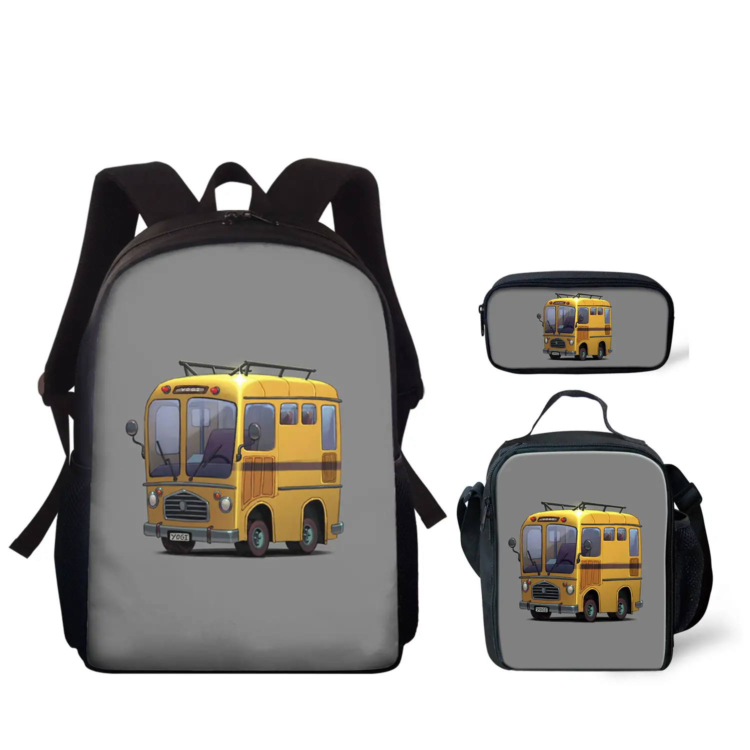 حقيبة صفراء للمدرسة, حقيبة صفراء للمدرسة برسومات كرتونية ومطبوعة بشعار خاص حقائب مدرسية رخيصة من المصنع حقائب كتب للأطفال حقائب مدرسية