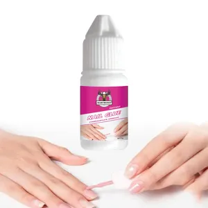 Couche de base multifonctionnelle Renforceur Pointes d'ongles Colle en gel Échantillon gratuit Marque privée Colle en gel de cristal