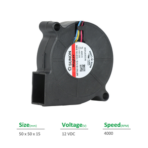 SUNON MF50151V2-1C01A-S99 50*50*15 มม. 12VDC 42mA 0.51W 4000RPM ตู้อินเวอร์เตอร์พัดลมระบายความร้อนตามแนวแกน - Product Image 2