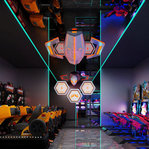 Lampes LED modulaires RGB de style Esports/Fantasy, contrôle par application, fonctionnalités DIY, corps en PVC pour bars, KTV, hôtels, éclairage d'ambiance complet - Product Image 6