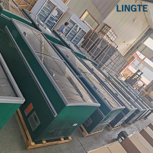 Congélateur commercial pour île de glaces de supermarché avec porte coulissante <span class=keywords><strong>en</strong></span> verre sur le dessus, conteneur de congélation à vendre - Product Image 6