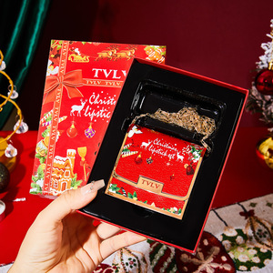 Bolsa de Maquillaje para Lápiz Labial Personalizada de Alta Calidad, Mochila Navideña Impermeable, Lápiz Labial Vegetariano Navideño - Product Image 5