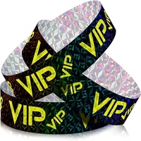 Bracelets promotionnels en papier Tyvek imperméable avec logo personnalisé pour les événements, les fêtes et les festivals