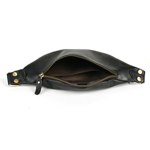 Sac Ando en cuir de vache véritable, sac banane compact, sac bandoulière pour homme, pour les voyages quotidiens - Product Image 4