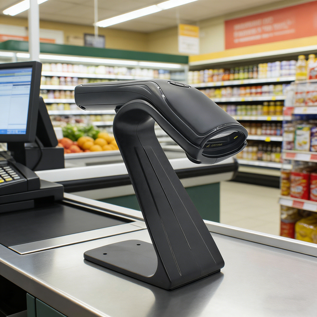 Desktop Wireless Auto Sensing Barcode Scanner Portable Blue tooth 2D Barcode Reader QR Code Scanner