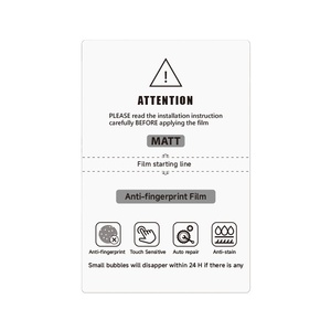 Pellicola Protettiva per Telefoni Cellulari in TPU Opaco 18x12cm, Alta Definizione, Senza Bolle, Anti-Impronta, per Serie di Telefoni - Product Image 2