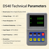 Kit de graduation numérique DS40 avec règle magnétique linéaire – Petite taille avec 2 têtes magnétiques, bande électronique de 1500 mm