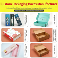 Boîtes d'emballage personnalisées imprimées en couleur et cartons de boîtes mystères - Contenants cosmétiques vides pour le branding, la vente au détail et les cadeaux promotionnels