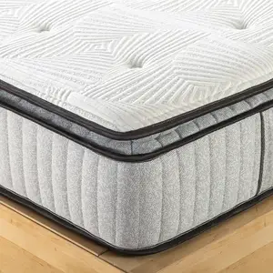 Factory Double Gel Infused Memory Foam Mattress In A Box With Certipur-US
