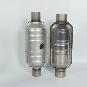 High Quality Wholesale Custom Car Metal Catalytic Converter Gasoline with Oxygen Sensor Universal Package