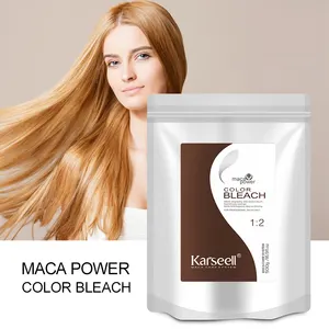 مخصص تسمية خاصة الجملة Karseell الشعر اللون مسحوق تبييض الدائم مخصصة معتدل وليس مزعجة