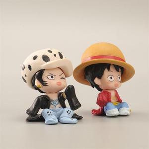 ชุดตัวการ์ตูน4ชิ้นพร้อมส่งของขวัญฟิกเกอร์ตัวการ์ตูน PVC ลูฟี่ขนาดเล็ก - Product Image 3