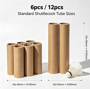 Wholesale Custom Paper Tube Packaging for <b>Badminton</b> and Multi-Sport Products Manufacturer - Product Image 4