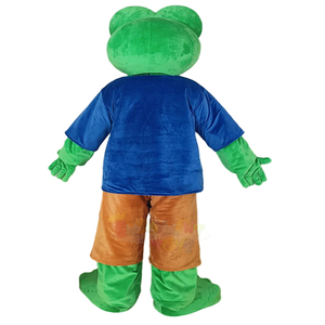 Costume de mascotte en peluche S ~ 2XL personnalisé pour adultes, costumes de mascotte d'animaux grenouille personnage de dessin animé pour la promotion de la marque de <span class=keywords><strong>club</strong></span> de football - Product Image 3