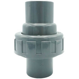 Válvula de Retención Compacta Kansaikako, Resistente a la Corrosión, Elastómero/NBR, Industrial, para Agua, Tamaño de Puerto 30A, KV-020-030 - Product Image 1