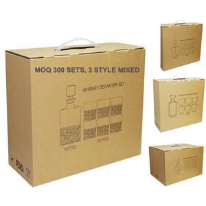 NOVARE 850ml Carafe en verre pour <span class=keywords><strong>Whisky</strong></span> Bourbon Brandy Vin Liqueur Jus <span class=keywords><strong>Eau</strong></span> Rince-bouche Vente en gros pour usage domestique - Product Image 6