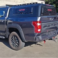 Couverture rigide de benne à chargement haute capacité à ouverture trois côtés Foton Mars Yutu Great General Toluozhe pour accessoires de pick-up