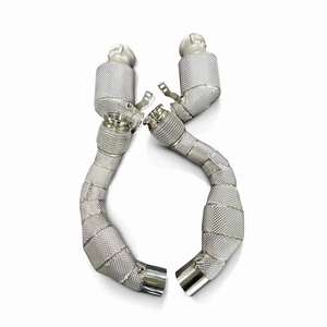 Tuyau d'échappement pour BMW X6/X6M 4.4t V8 2019-2023, tuyau d'échappement droit/tuyau catalytique, tuyau d'échappement haute performance - Product Image 1