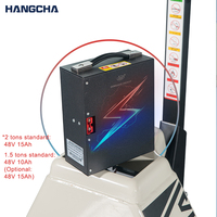 Hangcha Tipe Ringan Otomatis 2000kg Baterai Lithium Electric Pallet Jacks Forklift Elektrik yang Dapat Disesuaikan
